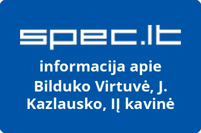 Bilduko Virtuvė, J. Kazlausko, IĮ kavinė