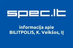 BILITPOLIS, K. Veikšos, IĮ | spec.lt