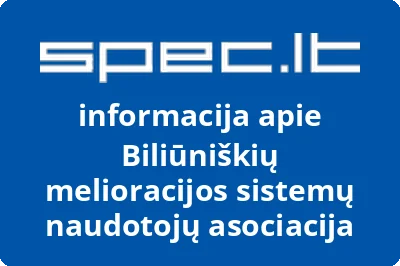 Biliūniškių melioracijos sistemų naudotojų asociacija