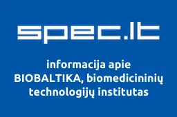BIOBALTIKA, biomedicininių technologijų institutas