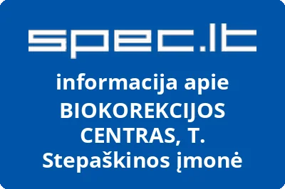 BIOKOREKCIJOS CENTRAS, T. Stepaškinos įmonė