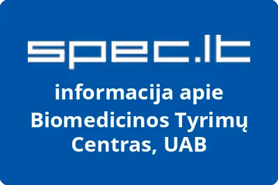 Biomedicinos Tyrimų Centras, UAB