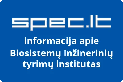 Biosistemų inžinerinių tyrimų institutas