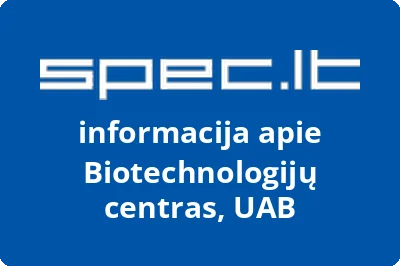 Biotechnologijų centras, UAB
