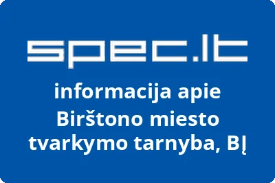Birštono miesto tvarkymo tarnyba, BĮ