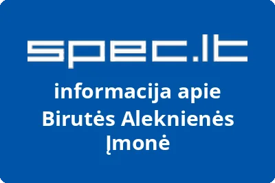 Birutės Aleknienės įmonė
