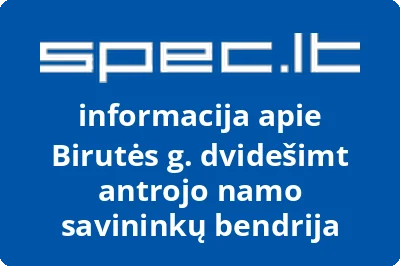 Birutės g. dvidešimt antrojo namo savininkų bendrija