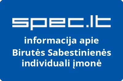 Birutės Sabestinienės individuali įmonė