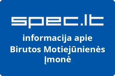 Birutos Motiejūnienės Įmonė