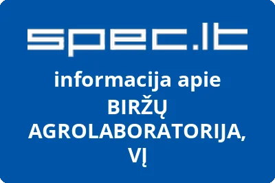 Savivaldybės įmonė Biržų agrolaboratorija