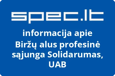 Biržų alus profesinė sąjunga Solidarumas, UAB | spec.lt