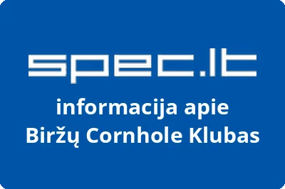 Biržų Cornhole Klubas | spec.lt
