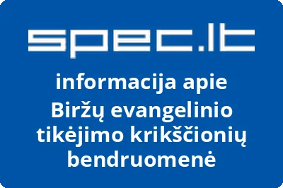 Biržų evangelinio tikėjimo krikščionių bendruomenė