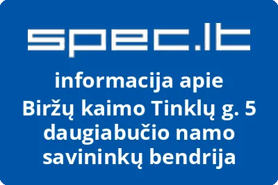 Biržų kaimo Tinklų g. 5 daugiabučio namo savininkų bendrija