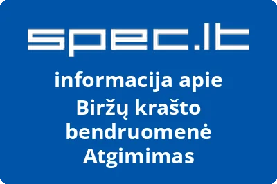 Biržų krašto bendruomenė Atgimimas | spec.lt