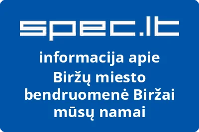 Biržų miesto bendruomenė Biržai mūsų namai