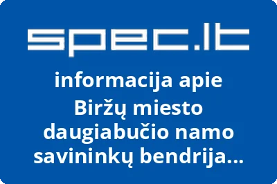 Biržų miesto daugiabučio namo savininkų bendrija Eglė