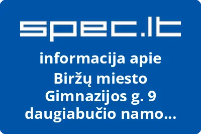 Biržų miesto Gimnazijos g. 9 daugiabučio namo savininkų bendrija