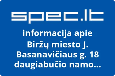 Biržų miesto J. Basanavičiaus g. 18 daugiabučio namo savininkų bendrija