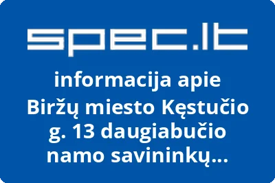 Biržų miesto Kęstučio g. 13 daugiabučio namo savininkų bendrija