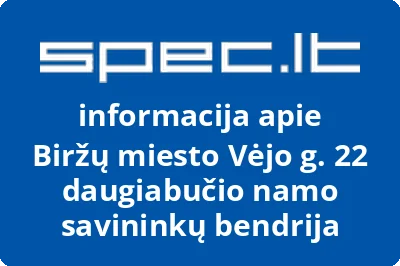 Biržų miesto Vėjo g. 22 daugiabučio namo savininkų bendrija | spec.lt