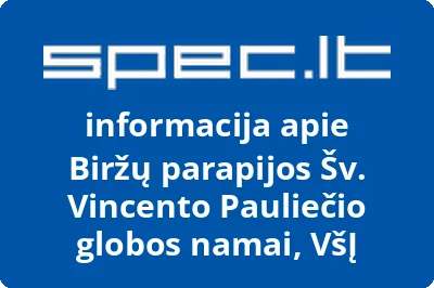 Biržų parapijos Šv. Vincento Pauliečio globos namai, VšĮ
