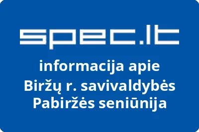 Biržų r. savivaldybės Pabiržės seniūnija