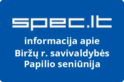 Biržų r. savivaldybės Papilio seniūnija