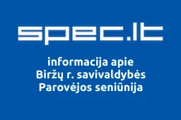 Biržų r. savivaldybės Parovėjos seniūnija | spec.lt