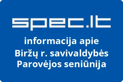 Biržų r. savivaldybės Parovėjos seniūnija