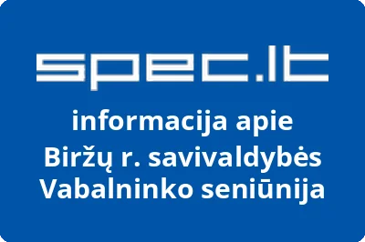 Biržų r. savivaldybės Vabalninko seniūnija
