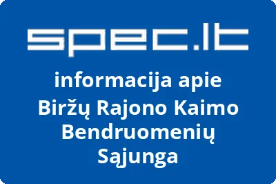 Biržų rajono kaimo bendruomenių sąjunga