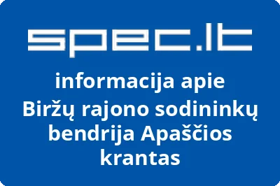 Biržų rajono sodininkų bendrija Apaščios krantas