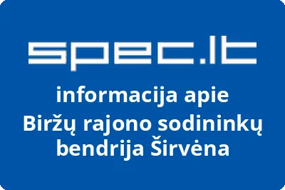 Biržų rajono sodininkų bendrija Širvėna