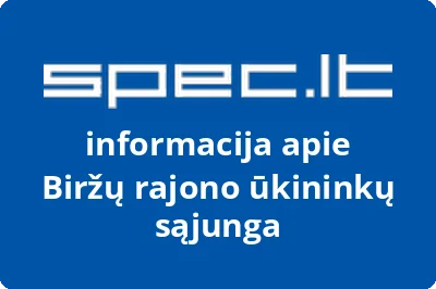 Biržų rajono ūkininkų sąjunga | spec.lt