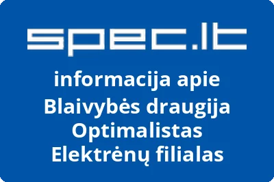 Blaivybės draugija Optimalistas Elektrėnų filialas | spec.lt