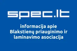 Blakstienų priauginimo ir laminavimo asociacija iliustracija