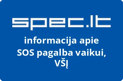 SOS pagalba vaikui, VŠĮ | spec.lt