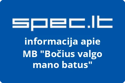 Bočius valgo mano batus, MB