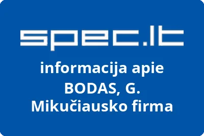 BODAS, G. Mikučiausko firma