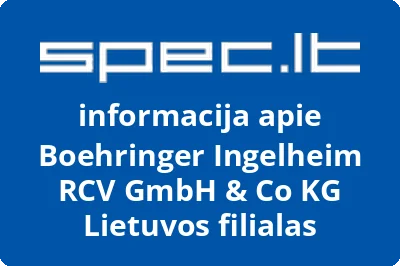 Boehringer Ingelheim RCV GmbH & Co KG Lietuvos filialas