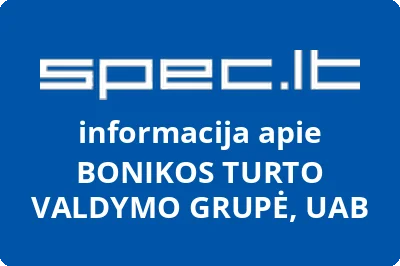 Bonikos turto valdymo grupė, UAB