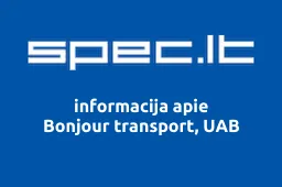 Bonjour transport, UAB | spec.lt