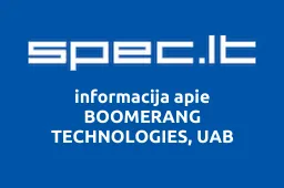 BOOMERANG TECHNOLOGIES, UAB | spec.lt