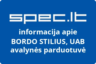Bordo stilius, UAB | spec.lt