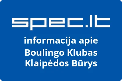 Boulingo klubas KLAIPĖDOS BŪRYS