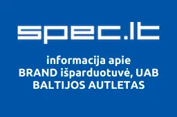 BRAND išparduotuvė, UAB BALTIJOS AUTLETAS | spec.lt