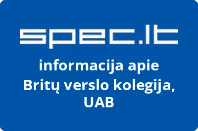 Britų verslo kolegija, UAB