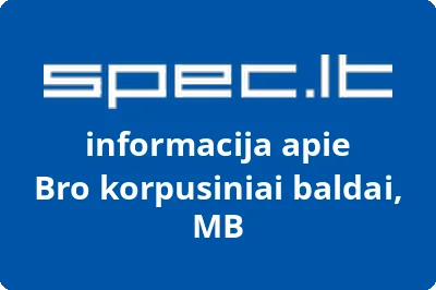 Bro korpusiniai baldai, MB