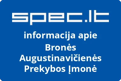 Bronės Augustinavičienės Prekybos Įmonė